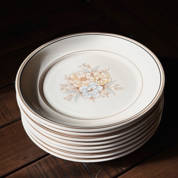 Noritake Keltcraft Julie Ireland 9110Small Salad Dessert Plates 8.25